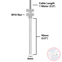 Threaded PT-1000 Temperature Probe - Image 6