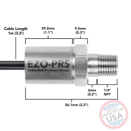 EZO-PRS™ Embedded Pressure Sensor | Atlas Scientific