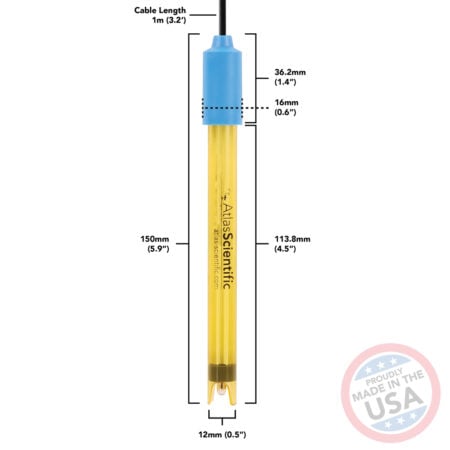 Lab Grade Gold ORP Probe | Atlas Scientific